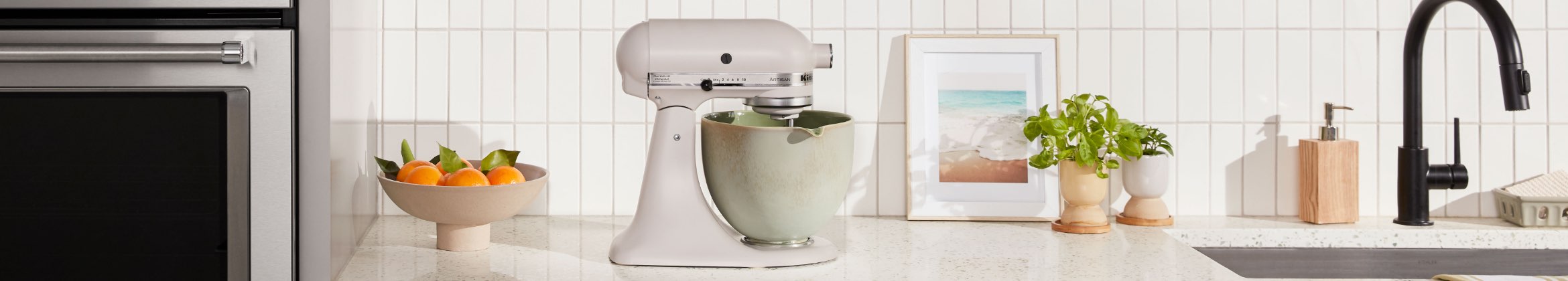KitchenAid Stand Mixer on countertop