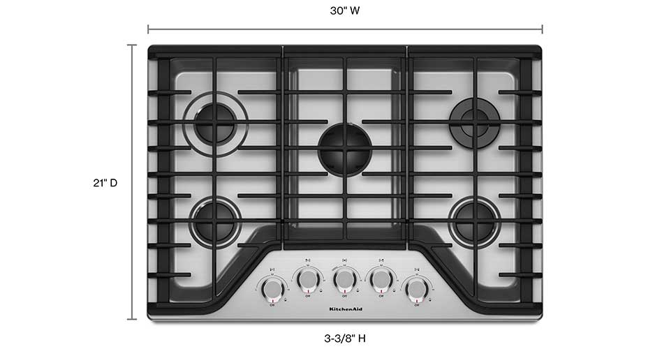 The Dimensions of Cooktops | KitchenAid