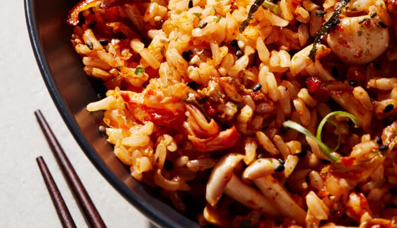 Kimchi Brown Fried Rice.