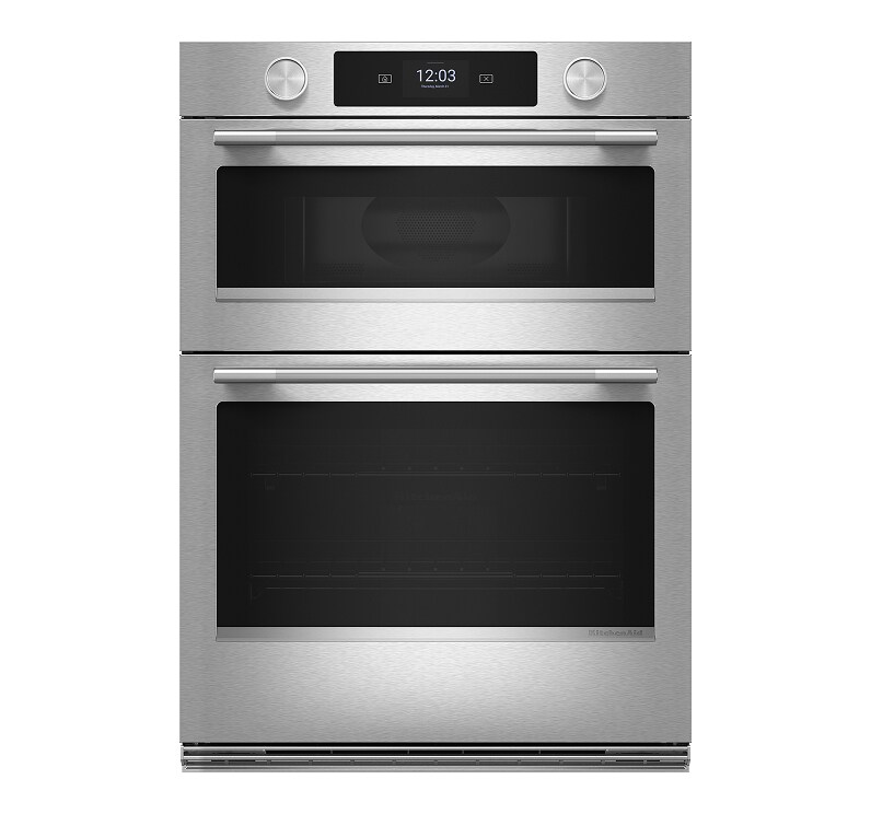 A KitchenAid® 30” Smart Electric Double Wall Oven with Intelligent Cooking Camera