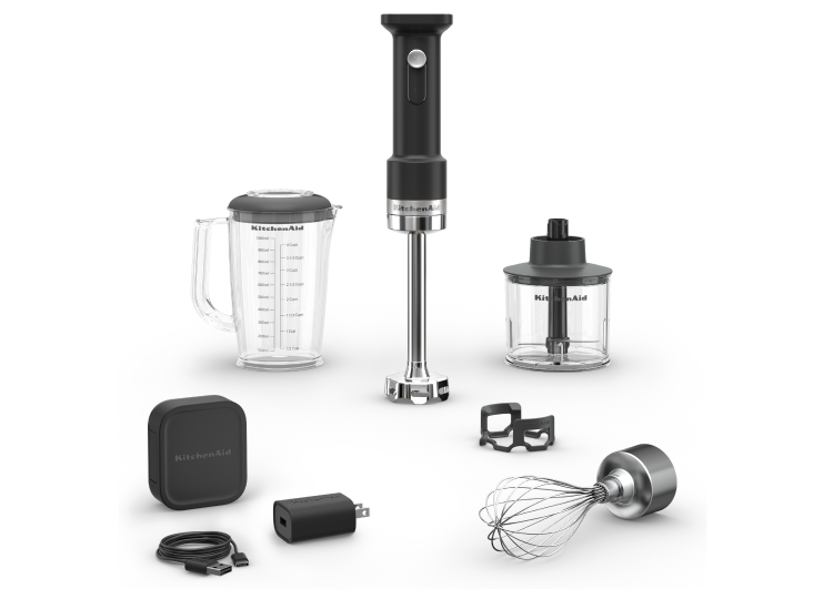 The KitchenAid Go™ Cordless Personal Blender with Accessories and battery included. 