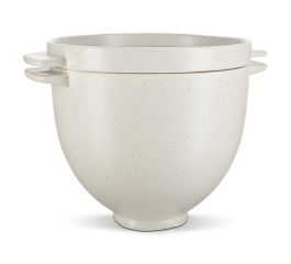 A bread bowl with baking lid.