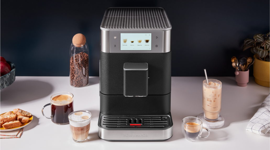 A KitchenAid® Fully Automatic Espresso Machine.
