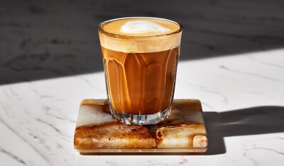 An espresso cortado.