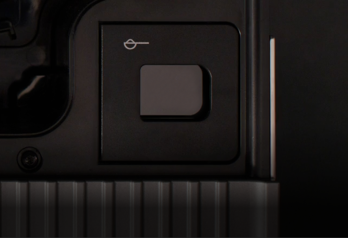 Espresso glass and carafe of milk