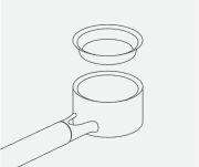 An infographic depicting an expresso portafilter