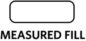 The Measured Water Fill button on the refrigerator controls.