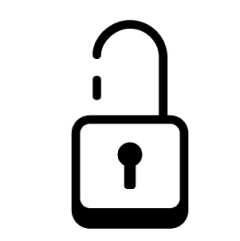 A lock icon.