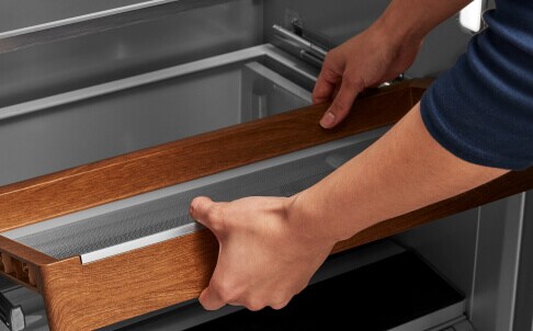 Removing Sliding Storage Tray