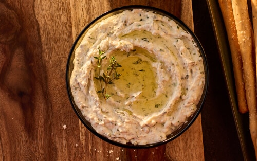 Easy Whipped Feta Dip with Crunchy Breadsticks Recipe