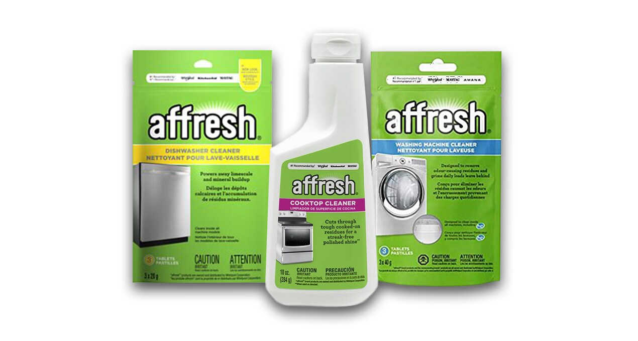 A selection of Affresh® kitchen cleaning products
