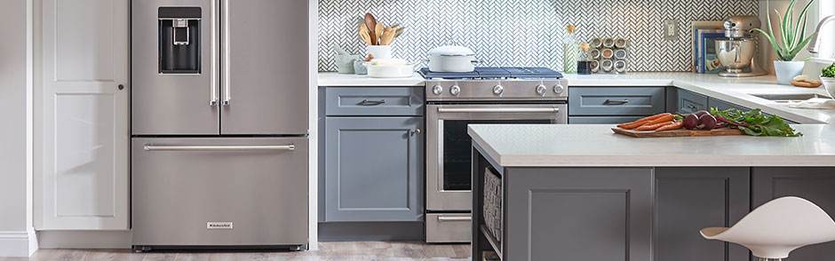 KitchenAid® counter-depth refrigerators