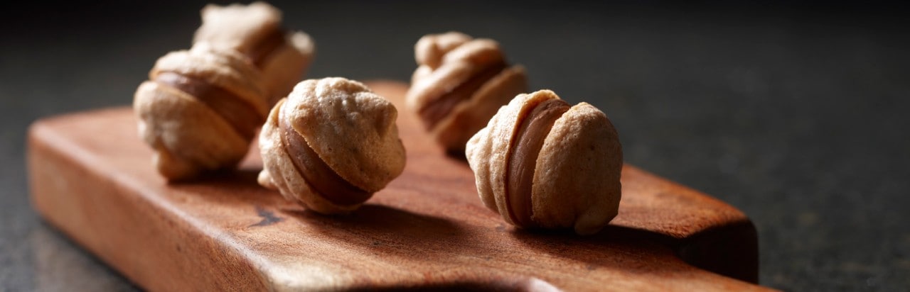 Almond Dacquoise with Chocolate Buttercream Filling