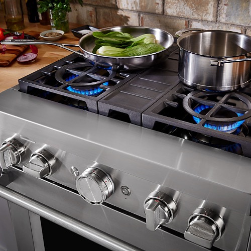 Cuisinière de style commerciale intelligente KitchenAid KFDC500JSS Cuisinière de style commerciale intelligente KitchenAid KFDC500JSS