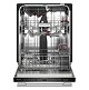 A three rack KitchenAid® dishwasher.