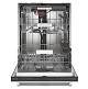 A flush KitchenAid® dishwasher.