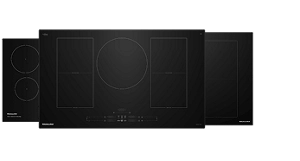 Three KitchenAid® induction cooktops