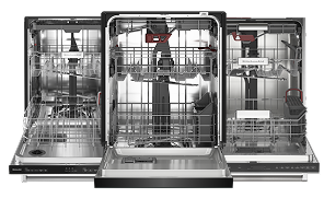 Three KitchenAid® dishwashers