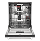A flush KitchenAid® dishwasher.