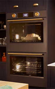 Chicken roasting in a KitchenAid® wall oven