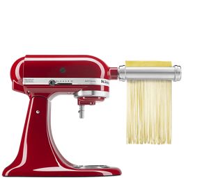 
                        Batteur sur socle KitchenAid rouge empire avec le broyeur
                              