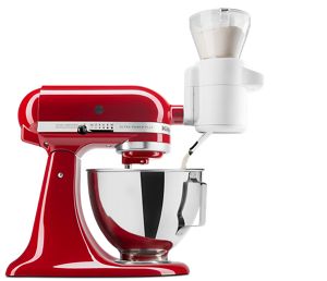 
                        Batteur sur socle KitchenAid rouge empire
                              