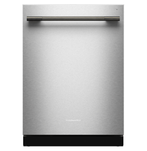 Un lave-vaiselle en acier inoxydable