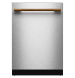 Un lave-vaiselle en acier inoxydable