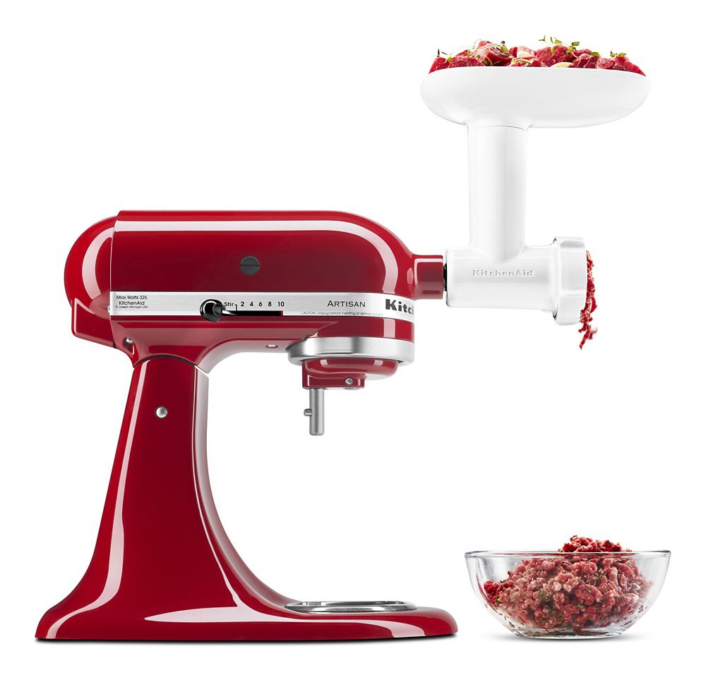 Ensemble de broyeur et bloc râpeur/éminceur KitchenAid® pour aliments frais