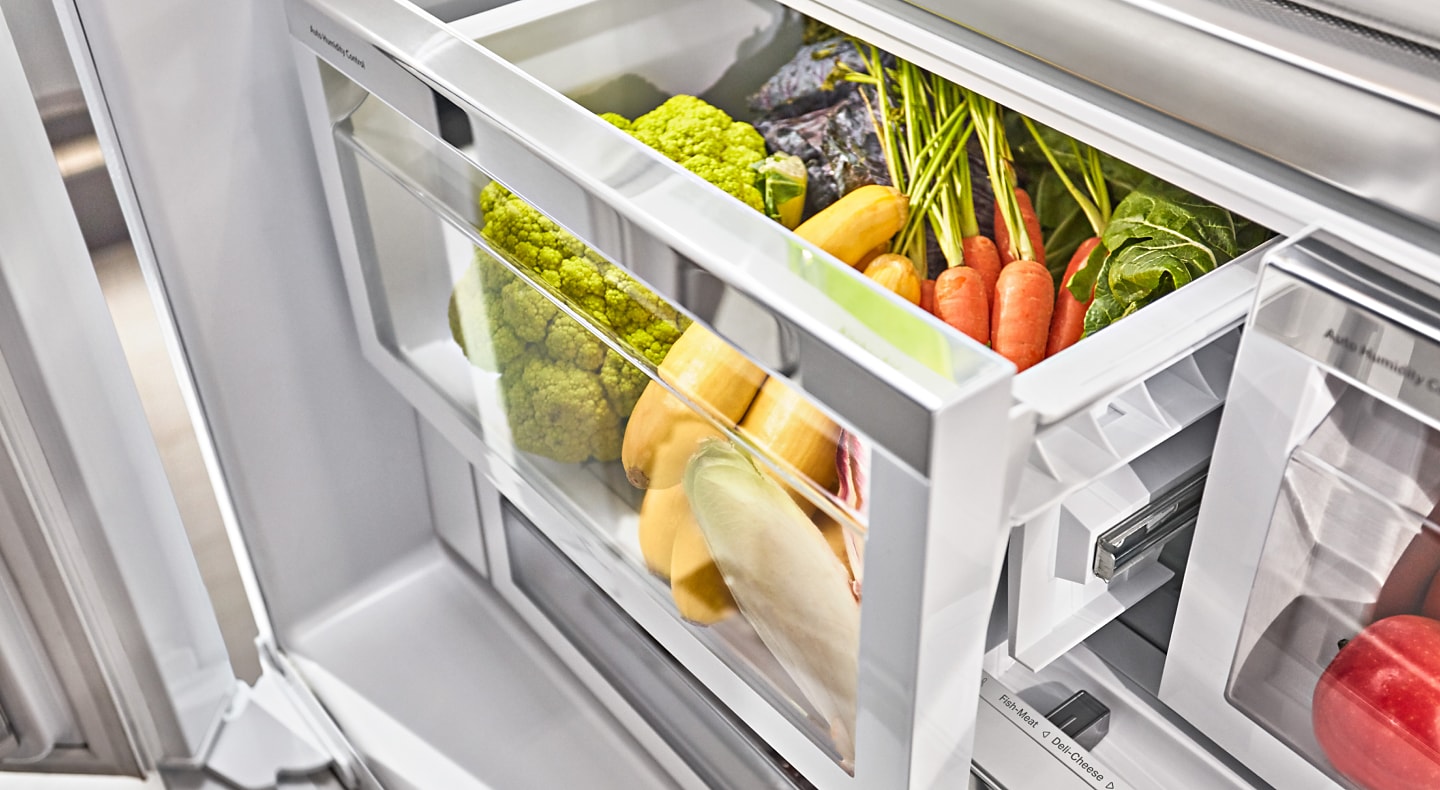 Produce Drawer Refrigerator Crisper Drawers: How to Use Them and How They Work ...