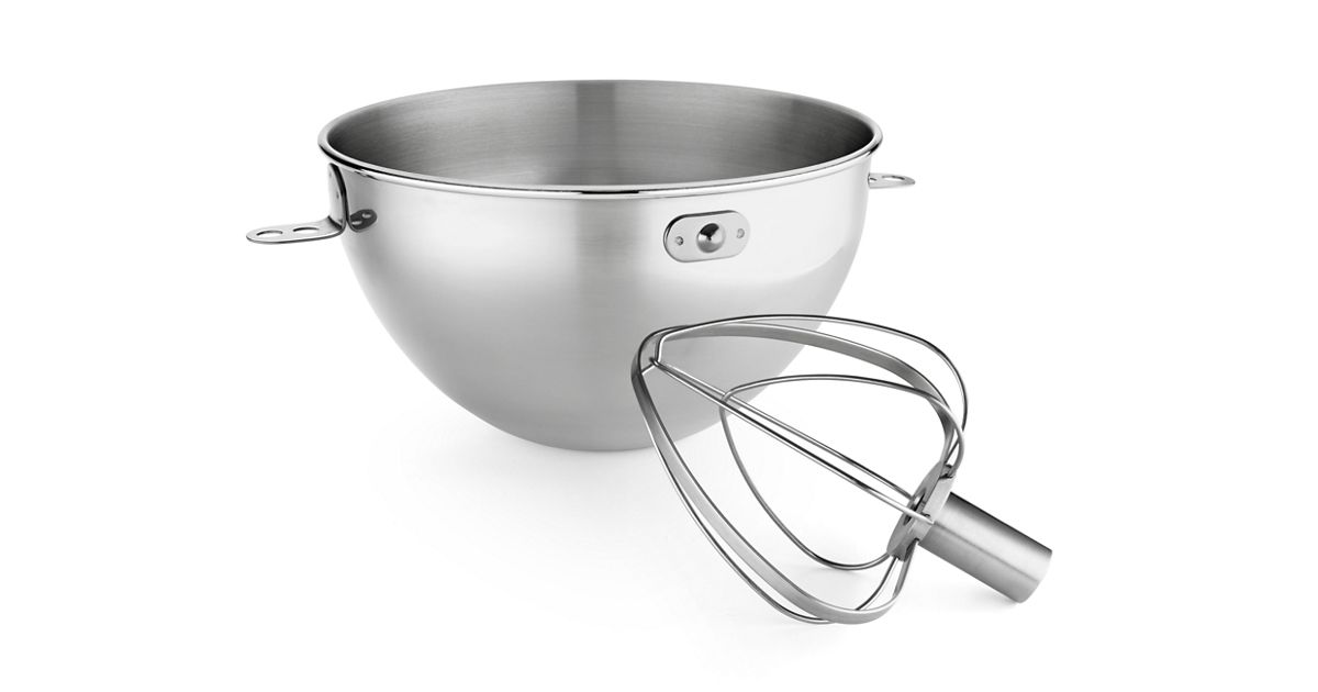 WEST BEND GRIP'n WHIP ステンレスボウル 3Qt 3-Qt. Stainless Steel Bowl & Combi-Whip | KitchenAid CA
