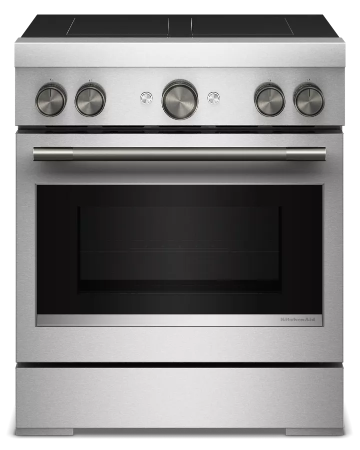 30-Inch 4-Element Induction Freestanding Commercial-Style Range