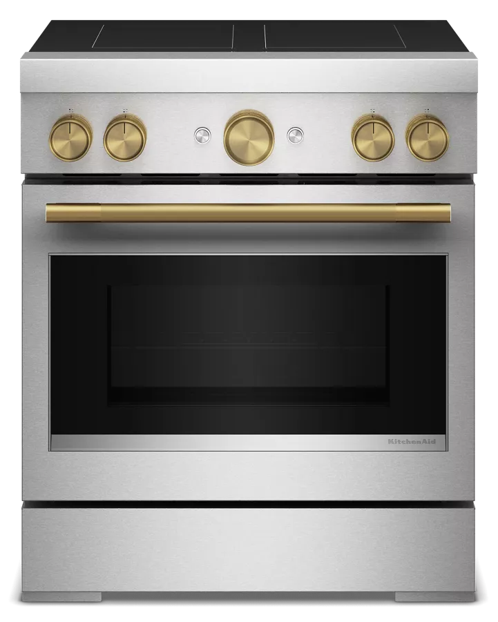 30-Inch 4-Element Induction Freestanding Commercial-Style Range