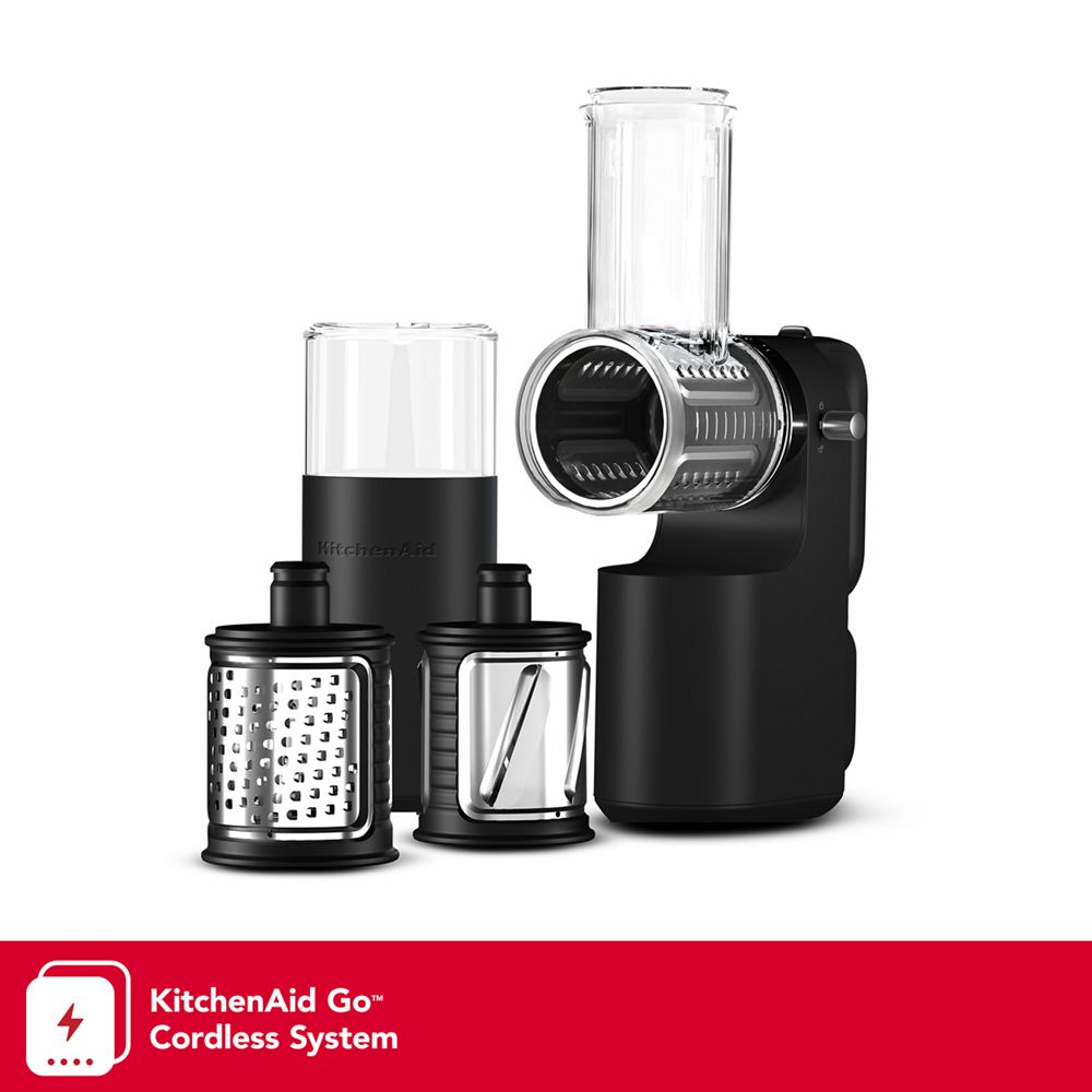 Trancheur, râpe et hachoir sans fil KitchenAid Go™ – Pile non comprise