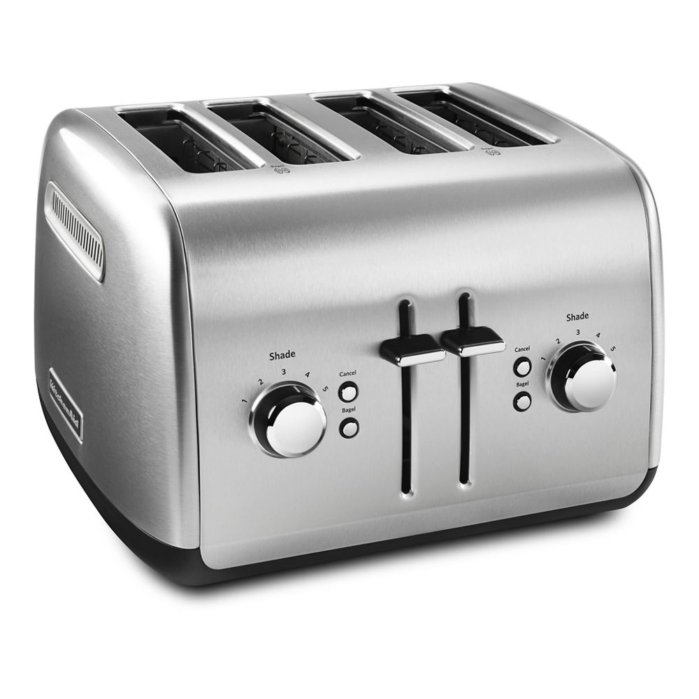 4-Slice Toaster with Manual High-Lift Lever