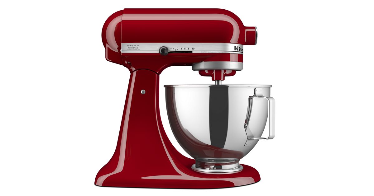 Deluxe 4.5 Quart Tilt-Head Stand Mixer - Empire Red | KitchenAid CA