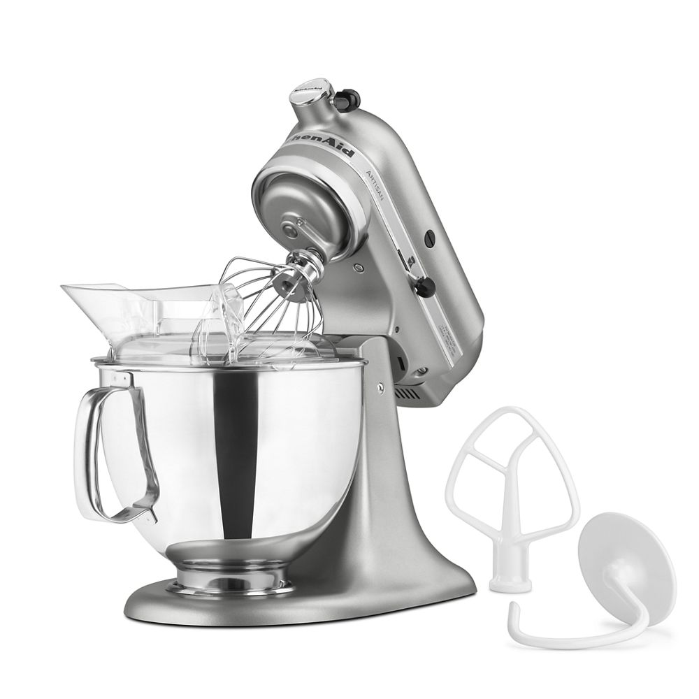 KitchenAid Artisan KSM 150MC シルバー ミキサー KitchenAid Artisan Series 5-Quart Tilt-Head Stand Mixer