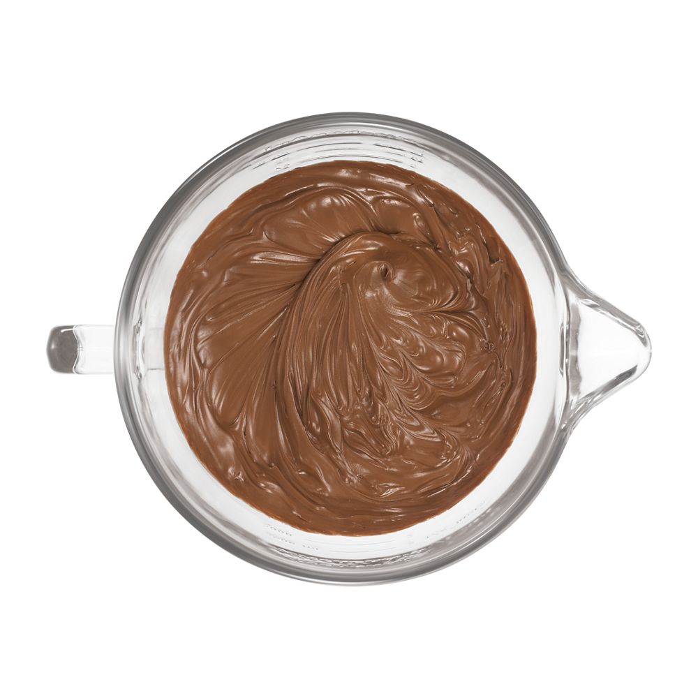 Bol à mélanger en verre de 5 pintes avec marques graduées et couvercle pour batteur sur socle à tête inclinable