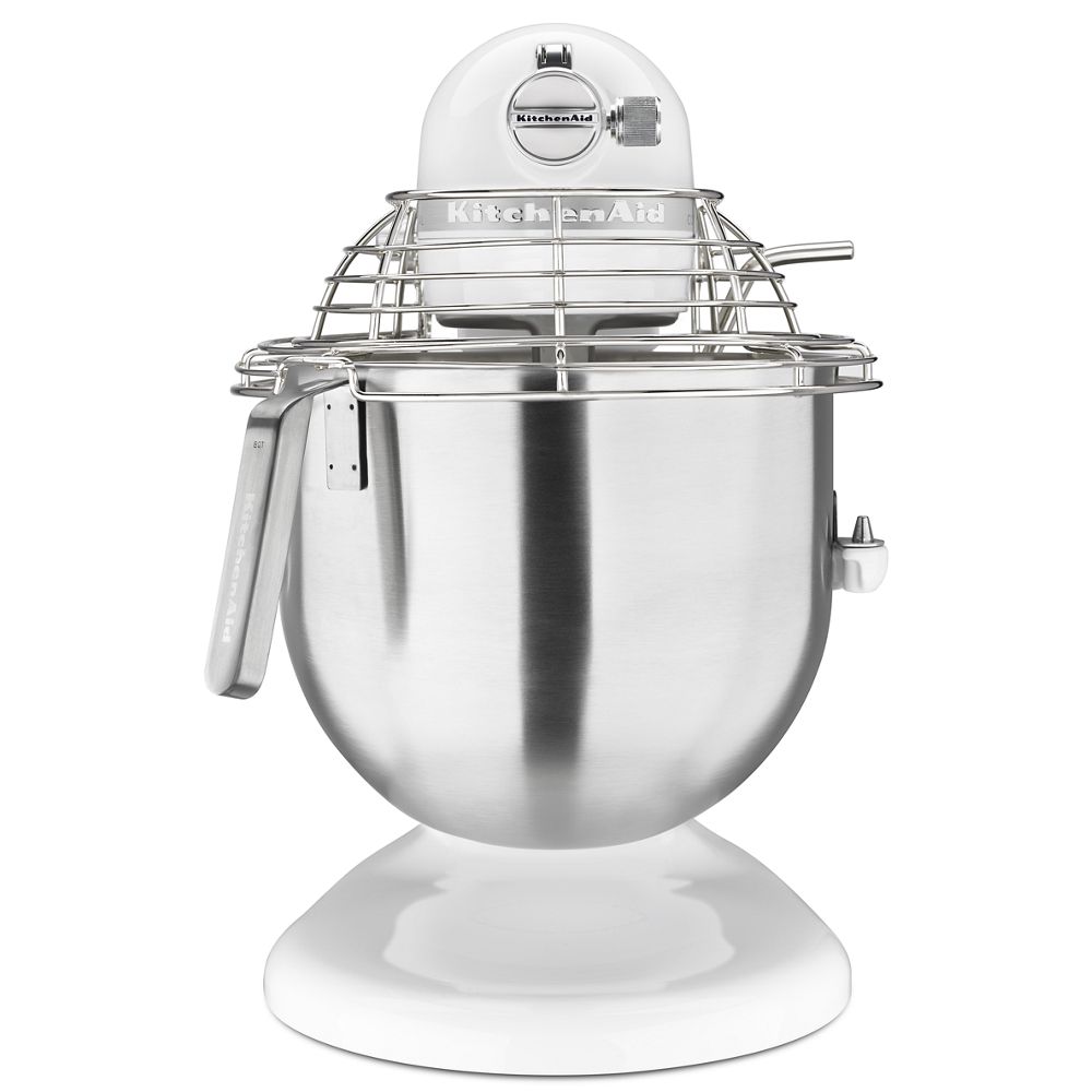 NSF Certified® Commercial Series 8-Qt Bowl Lift Stand Mixer with Stainless Steel Bowl Guard