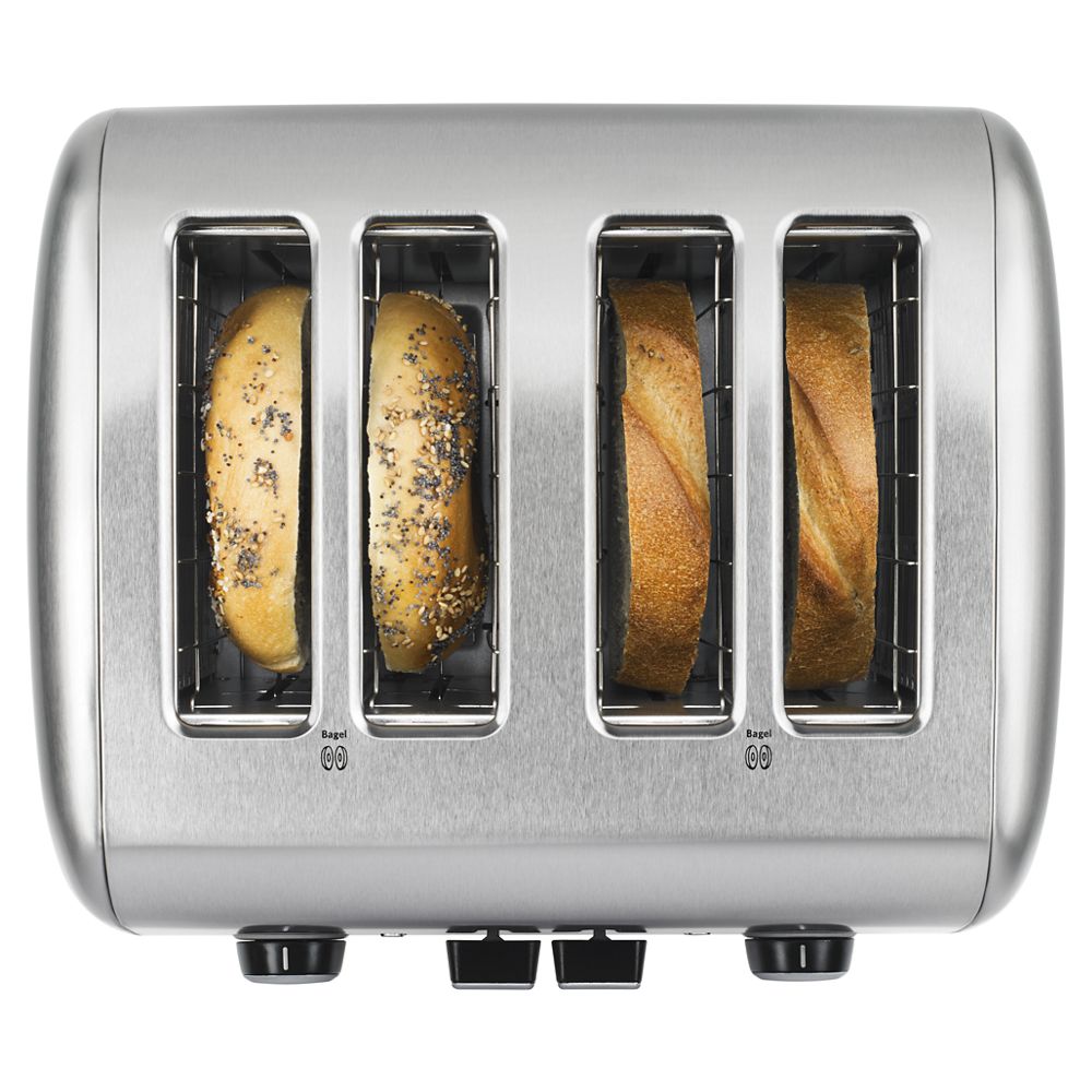 4-Slice Toaster with Manual High-Lift Lever