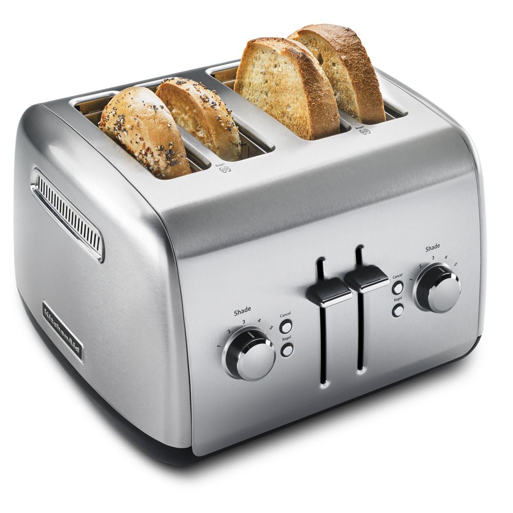 4-Slice Toaster with Manual High-Lift Lever