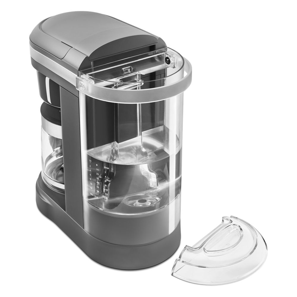 12 Cup Drip Coffee Maker with Spiral Showerhead