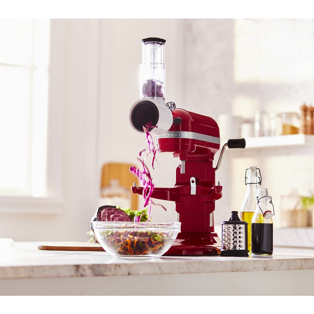 Ensemble de broyeur et bloc râpeur/éminceur KitchenAid® pour aliments frais