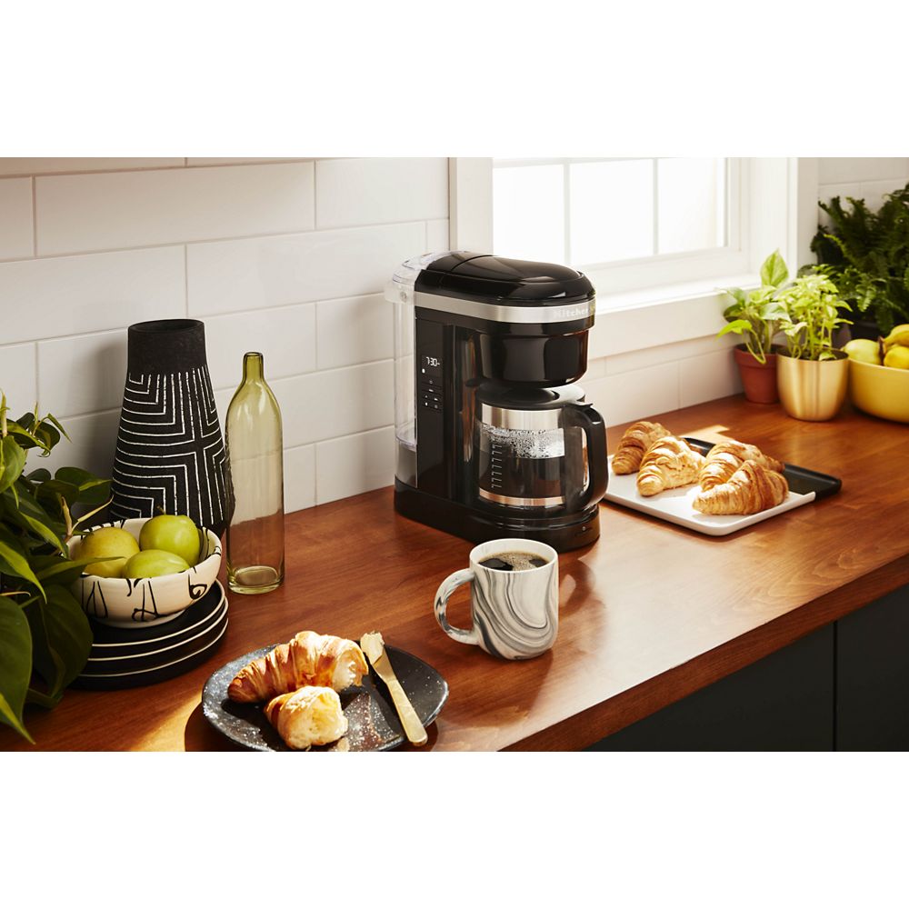 Cafetière avec douchette en spirale de 12 tasses