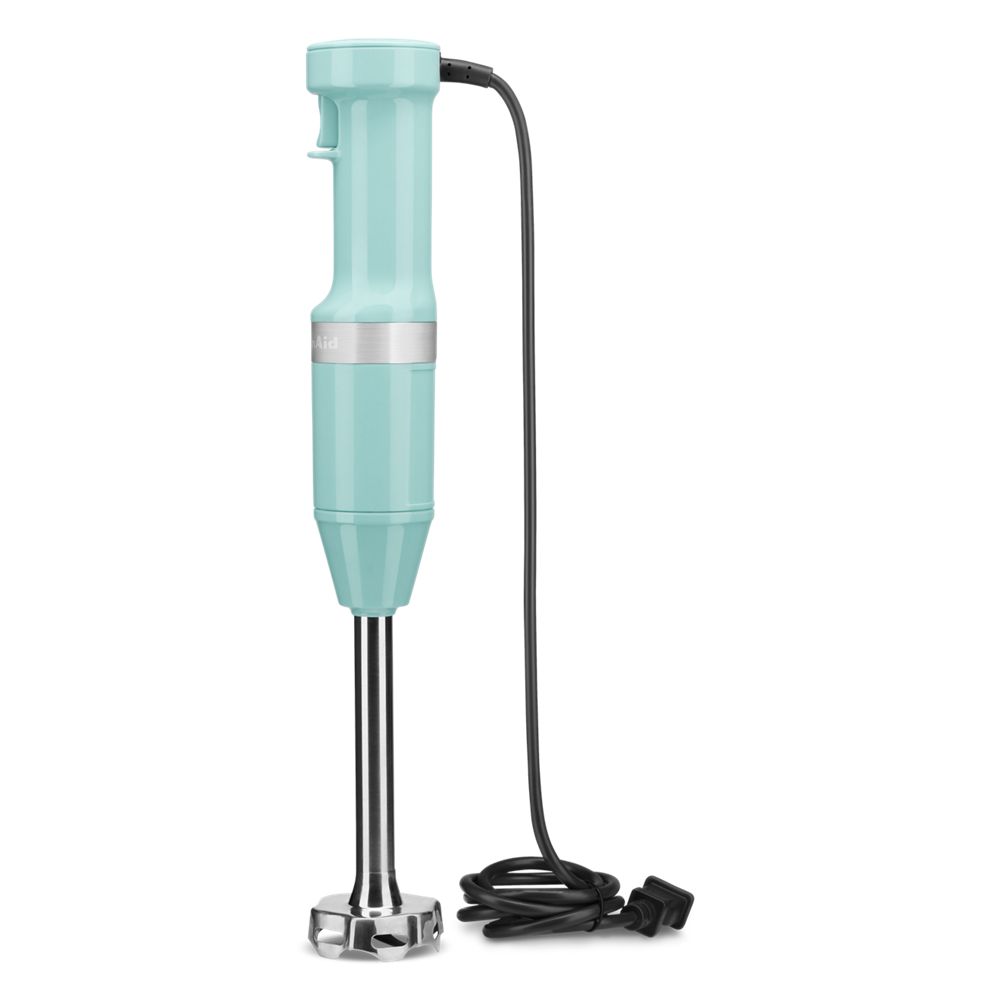 Variable Speed Corded Hand Blender with Accessories - Aqua Sky
