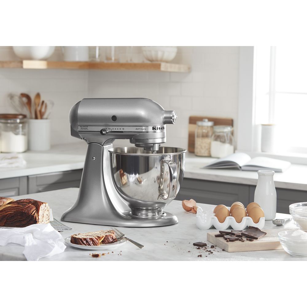 Batteur sur socle à tête  inclinable de la série Artisan KitchenAid, 5 pintes