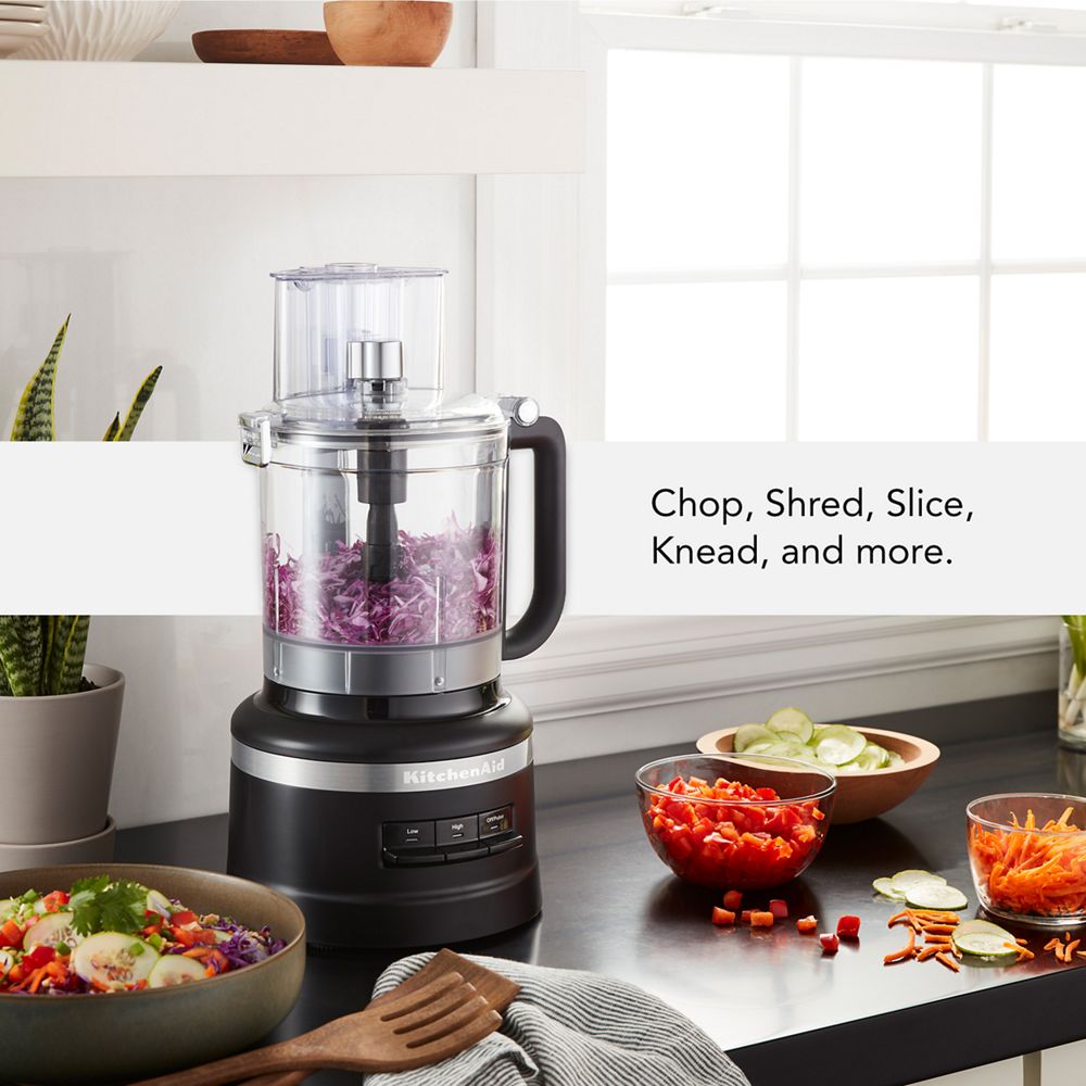13-Cup Food Processor with Dicing Kit - Black Matte | KitchenAid CA