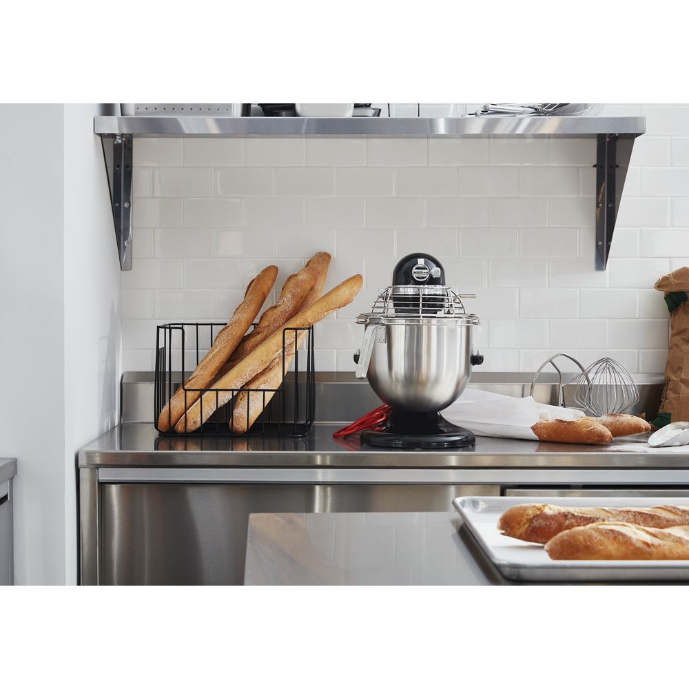 NSF Certified® Commercial Series 8-Qt Bowl Lift Stand Mixer with Stainless Steel Bowl Guard