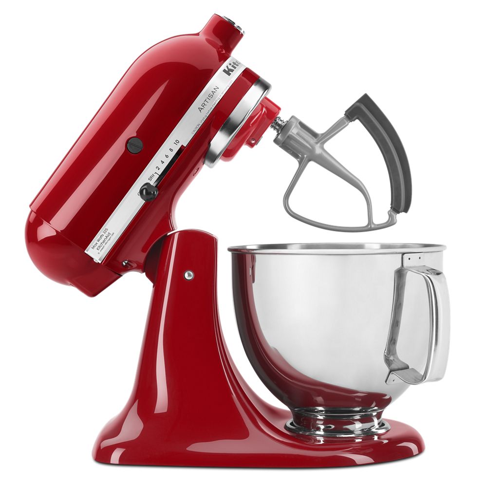 Subtle Silver Flex Edge Beater for KitchenAid® 4.5 and 5 Quart Tilt-Head Stand Mixers