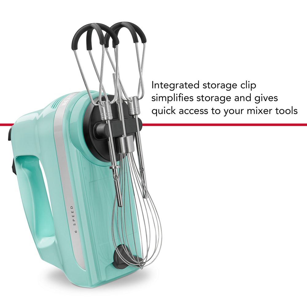 Batteur à main à 6 vitesses doté de batteurs à bords souples